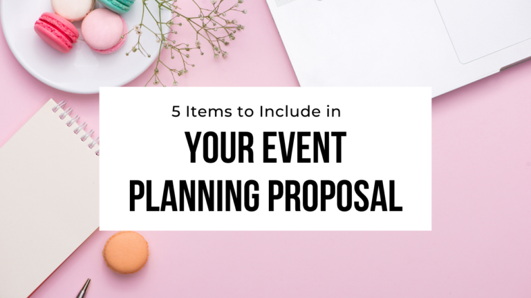 Event Planning Proposal