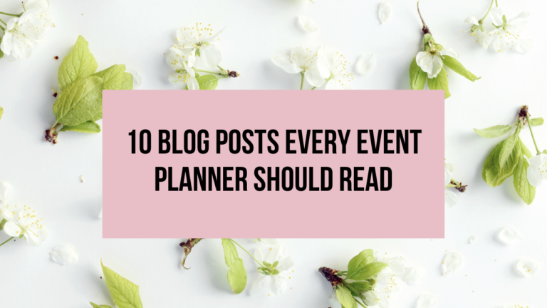 10 Blog Posts Every Event Planner Should Read